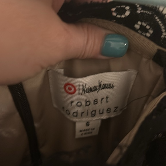 EUC! Black Lace Mini Dress - Picture 5 of 5